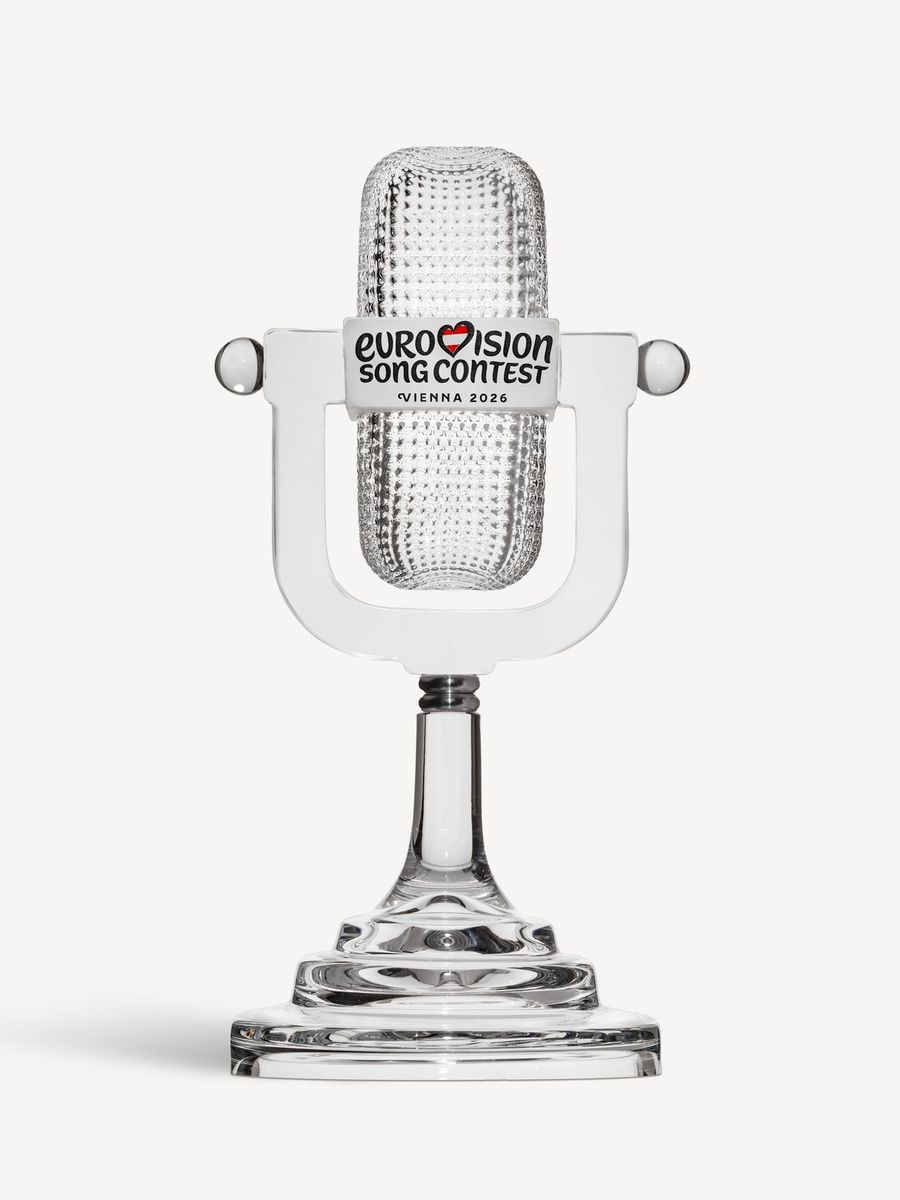 The trophy of the Eurovision Song Contest 2026